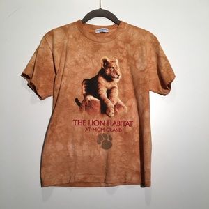 The Lion Habitat Women’s T shirt tie-dye size XS